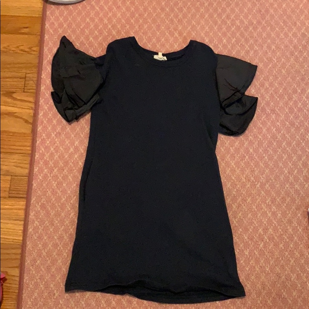 Navy blue Hayden girls dress